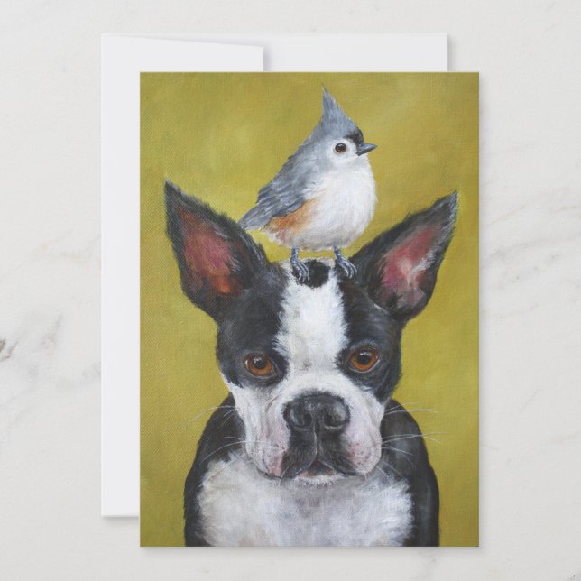 Tarjeta plana de Rosebud y Samantha (Anverso)