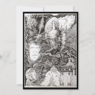 Tarjeta plana de síndrome de Mindsucker