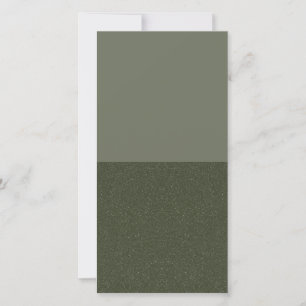 Tarjeta plana de textura dividida verde musgo – Pe