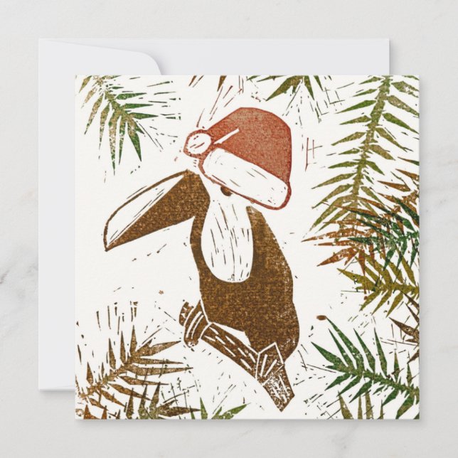 Tarjeta plana de vacaciones (Anverso)