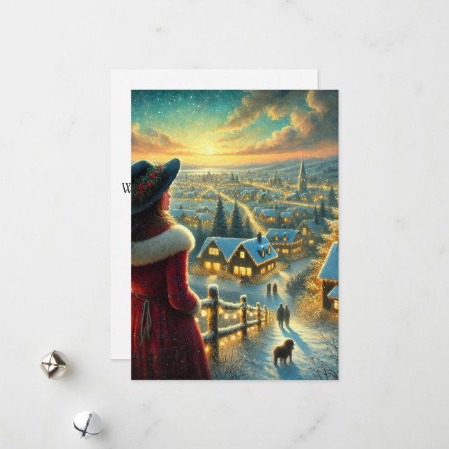 Tarjeta plana de vacaciones (Anverso/Reverso In Situ)