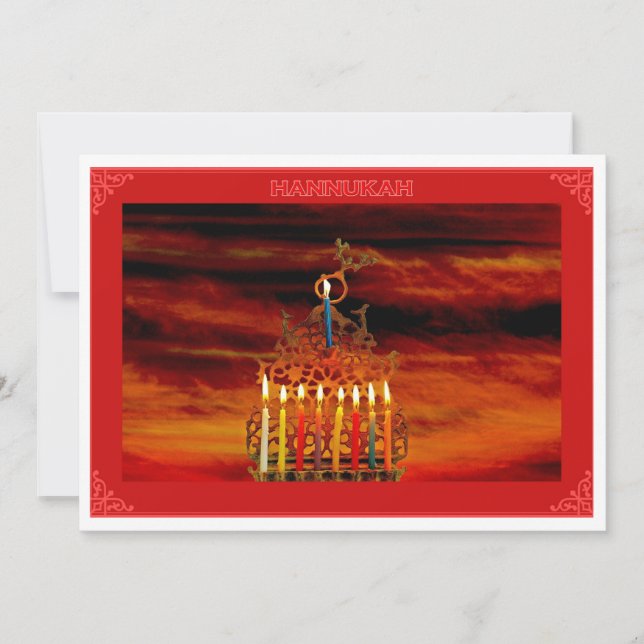 Tarjeta plana de vacaciones (Anverso)