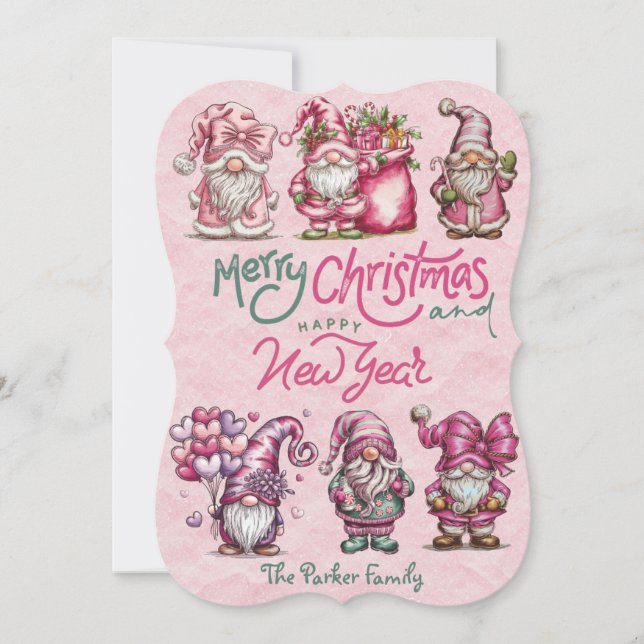 Tarjeta plana de vacaciones (Anverso)