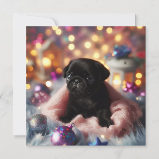 Tarjeta plana de vacaciones de 5,25" x 5,25" (Anverso)