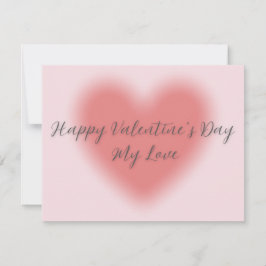 Tarjeta plana del día de San Valentín