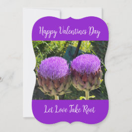 Tarjeta plana día de San Valentín