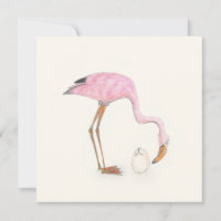 Tarjeta plana Flamingo