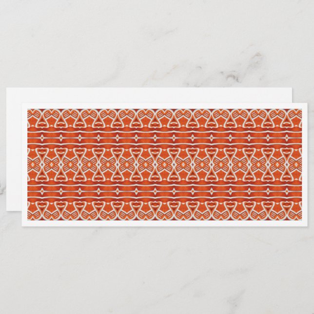 Tarjeta plana GINGERBREAD 4x9.25 / horizontal (Anverso / Reverso)