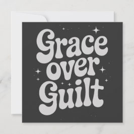 Tarjeta plana Grace Over Guilt