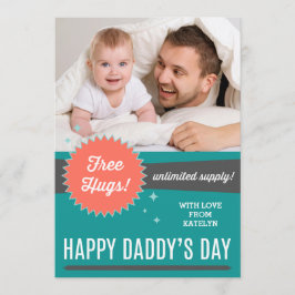 Tarjeta plana gratuita para el día del padre
