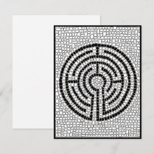 Tarjeta plana II de LABYRINTH VII 4.25x5.5