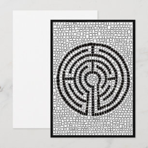 Tarjeta plana II de LABYRINTH VII 4.5x6.25