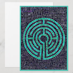 Tarjeta plana II LABYRINTH III 6.5x8.75