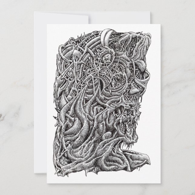 Tarjeta plana interior-beastman (Anverso)