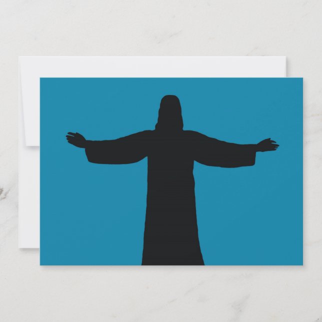 Tarjeta plana jesus christ (Anverso)