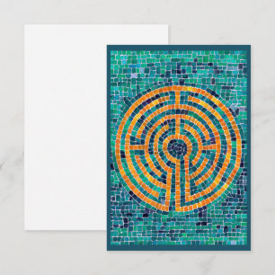 Tarjeta plana LABYRINTH II 3.5x5