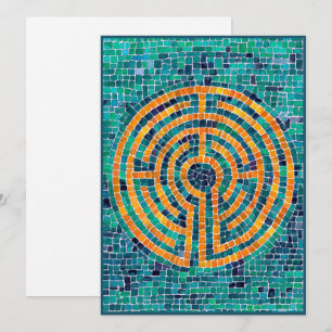Tarjeta plana LABYRINTH II 5.5x7.5