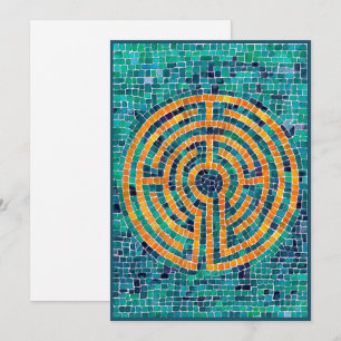 Tarjeta plana LABYRINTH II 5x7