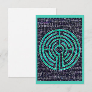 Tarjeta plana LABYRINTH III 3.5x5