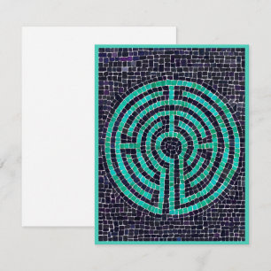 Tarjeta plana LABYRINTH III 4.25x5.5 II