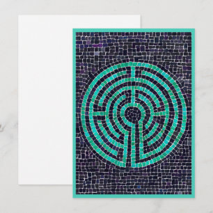 Tarjeta plana LABYRINTH III 4.5x6.25