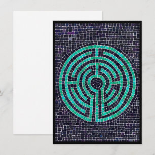 Tarjeta plana LABYRINTH III 4.5x6.25