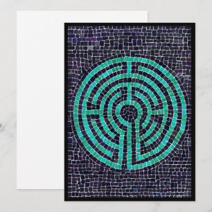 Tarjeta plana LABYRINTH III 5.5x7.5