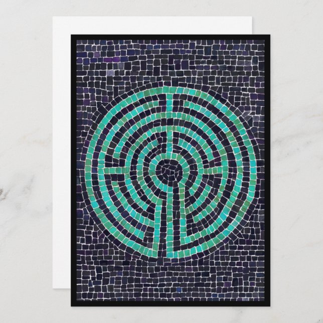Tarjeta plana LABYRINTH III 5.5x7.5 (Anverso / Reverso)