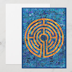 Tarjeta plana LABYRINTH IV 5.5x7.5