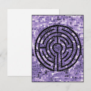 Tarjeta plana LABYRINTH VI 4.25x5.5