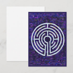 Tarjeta plana LABYRINTH VIII 3.5x5
