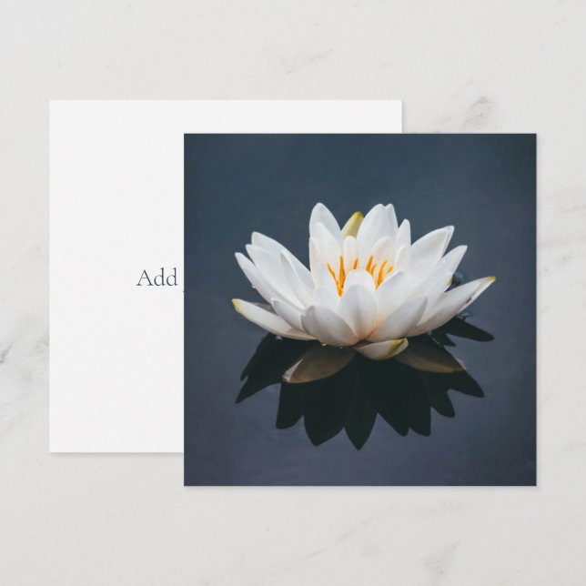 TARJETA PLANA : LOTUS (Anverso / Reverso)