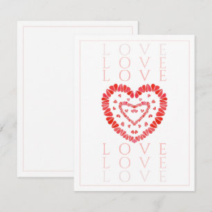 TARJETA PLANA LOVE 4,25x5,5