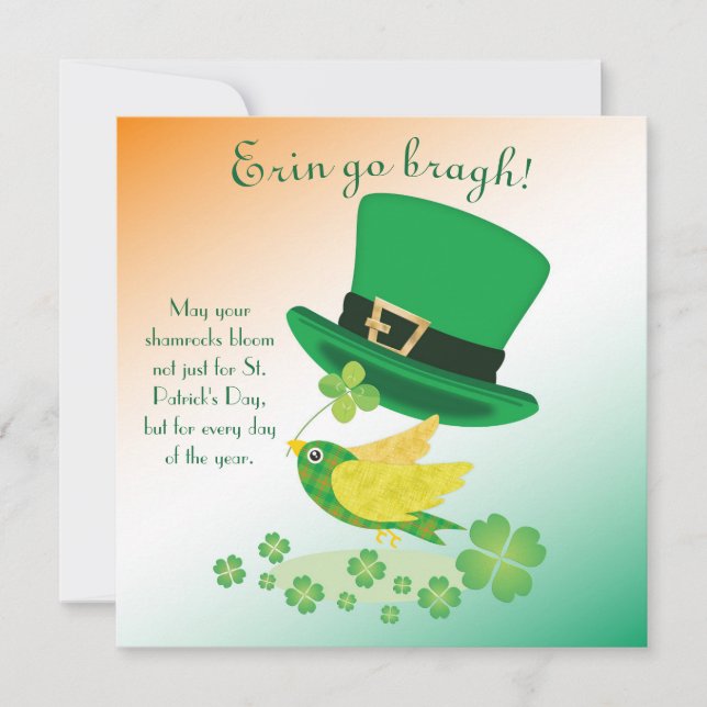 Tarjeta plana Lucky Flight de Shoemaker (Anverso)