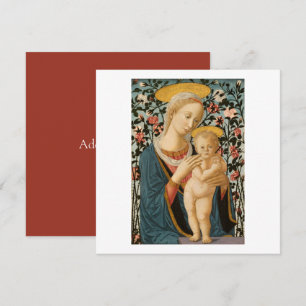 TARJETA PLANA : MADONNA & CHILD : 1942 