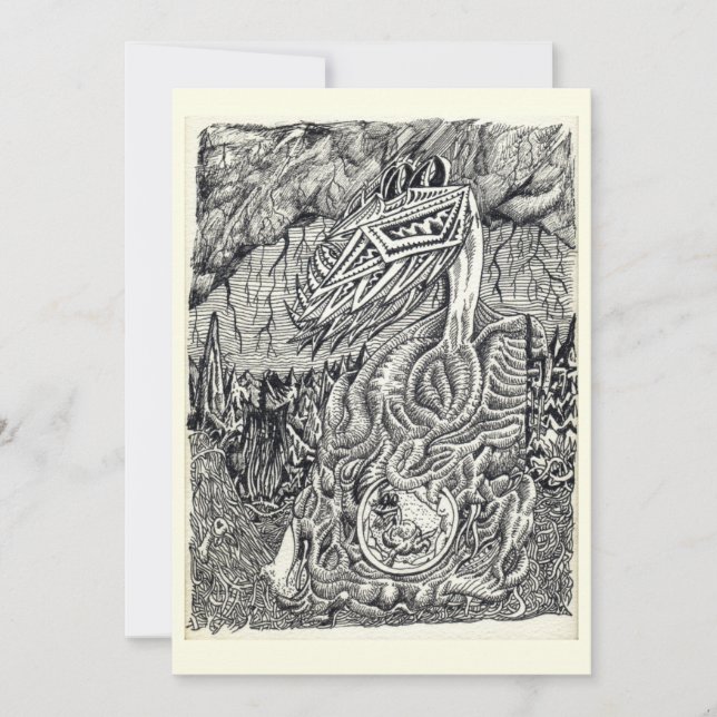 Tarjeta plana madre e hijo (Anverso)