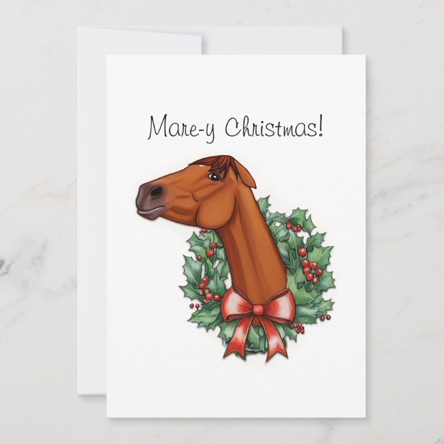 Tarjeta plana Mare-y Navidades (Anverso)