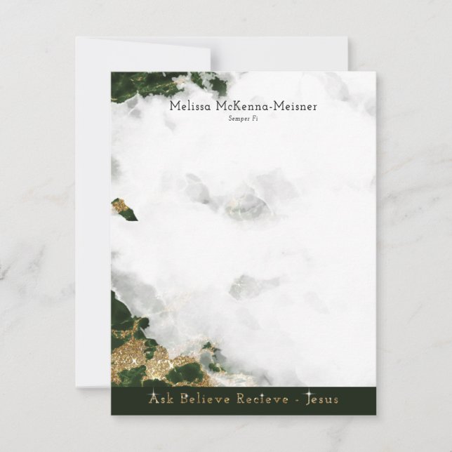 Tarjeta plana Melissa 1 (Anverso)