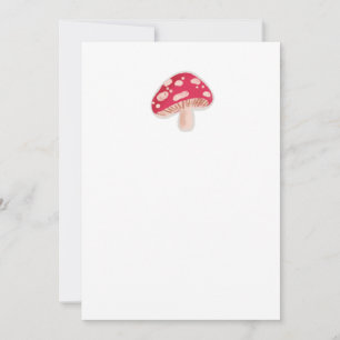 Tarjeta plana mínima para hongos