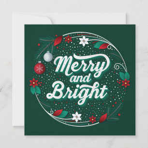 Tarjeta plana mora y brillante (5.25x5.25)