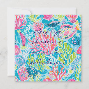 Tarjeta plana multiusos con diseño gráfico elegant
