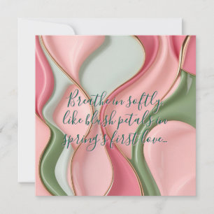 Tarjeta plana multiusos con gráfico elegante