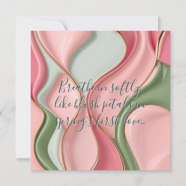 Tarjeta plana multiusos con gráfico elegante (Anverso)