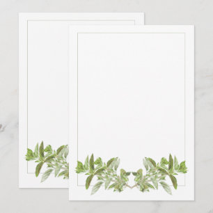 Tarjeta plana OREGANO 5x7 / Vertical