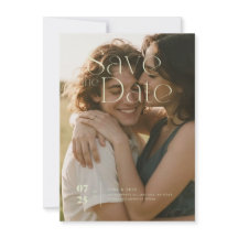 Tarjeta plana para guardar la fecha