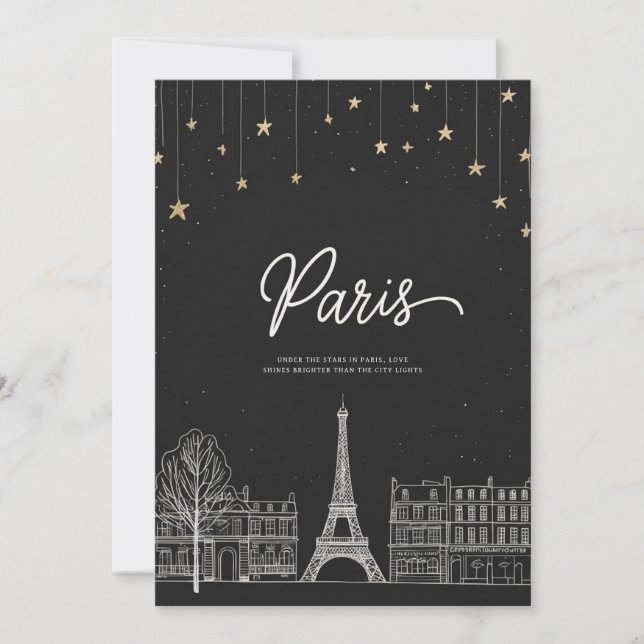 Tarjeta plana Paris I (Anverso)
