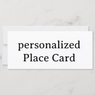 Tarjeta plana personalizada con acabado mate de 4"