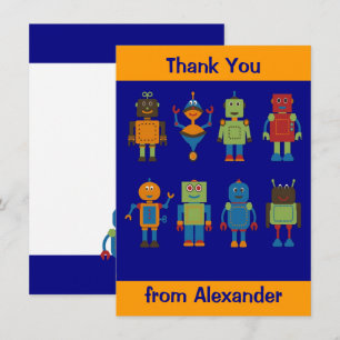 Tarjeta plana personalizada de agradecimiento para