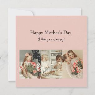 Tarjeta plana personalizada de felicitación del Dí