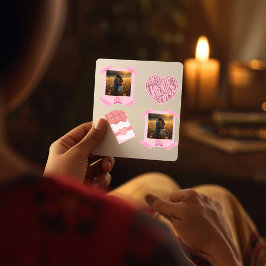 Tarjeta plana personalizada del día de San Valentí